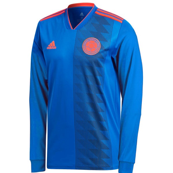 Camiseta Columbia 2ª ML 2018 Azul